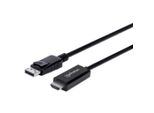 Manhattan 4K@60Hz Displayport Auf Hdmi-Kabel 3M Schwarz