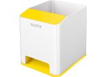 Leitz 1265125 Leitz Portamatite Sonoro Wow Duo Colour, 2 Scomparti, Giallo