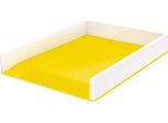 Leitz 1264395 Leitz Briefablage Wow Duo Colour, A4, Polistirolo, Gelb