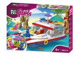 Blocki Mygirls Ragazze Barca Yacht Party Giocattolo 408 Pezzi