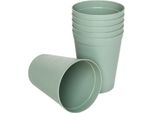 Michelino Serie Di Bicchieri Di Plastica Riutilizzabili Da 6 Pezzi Alythia Green