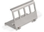 Delock 88140 Delock Keystone Metall Halterung 4 Port FüR Hutschiene