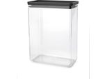 Brabantia 229985 Contenitore Per Alimenti Rettangolare 5,4 L Grigio, Trasparente 1 Pz