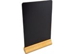 Supporto Informativo In Legno Per Un Tavolo, Bifacciale, A4, Pannello Di Betulla