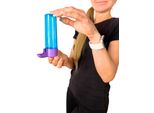 Abbeveratoio, Abbeveratoio Basso Antibatterico Per Pappagalli E Altri Uccelli Blu 100Ml