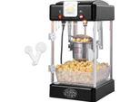 Macchina Per Popcorn Succebuy, Macchina Per Popcorn Da 300 W, Bollitore Da 2,5 Oz Che Produce 4 Qt Per Carico, Macchina Per Popcorn Da Tavolo Con Sportello In Pp, Incl. 2 Palette E Vassoio, Stile Cinema, Nero