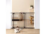 Cancelletto Di Sicurezza Per Porte, Cancelletto Di Sicurezza Per Scale, Larghezza 749-1229 Mm Cancelletto Per Bambini, Cancelletto Per Animali, Cancelletto Per Scale, Girevole Su Due Lati Altezza 762 Mm, Cancelletto Per Bambini Nero Senza Foratura