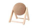 Graffiatoio Con Pallina In Sisal, Giocattolo Per Gatti, Interattivo, In Legno Massiccio, Per Esercizi Di Arrampicata E Protezione Dei Mobili