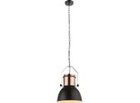 Globo - Lampada A Sospensione - Kutum - Nero Rame - Metallo - Ø 27Cm - E27 - 15282