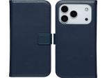 Custodia Per Iphone 17 Pro - Vera Pelle - Selencia Flip Flap - Blu