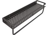 Doccia Caddy Grigio Doccia Organizzatore Scaffale Facile Installazione Lega Di Alluminio Grande Capacità Doccia Accessorio Per Bagno Casa 60Cm / 23.6In
