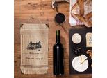 Retro Vintage Portatile In Legno 2 Bottiglie Di Vino Rosso Regalo Storage Box Decorazione Con Corda
