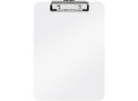 Leitz 3971-00-01 Leitz Klemmbrett Wow, Polystyrol, Weiß-Metallic