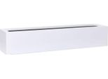 Vivanno Fioriera In Vetroresina Flobo, Bianco Opaco - 80X17X15 Cm