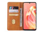 Smartphonica Oppo A91 Custodia In Pelle Con Chiusura Magnetica E Porta Carte A Libro - Marrone
