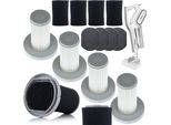 Rosfix Set Di Filtri (4 Filtri Principali + 4 Filtri In Schiuma) Per Aspirapolvere Deerma Dx700 Dx700S