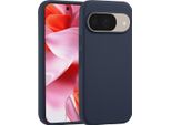 Google Pixel 10 Pro/Google Pixel 10 Cover - Silicone - Custodia Morbida Accezz/Copertura Posteriore - Blu Scuro