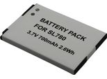 Avizar, Batteria Agli Ioni Di Litio 700 Mah Per Telefono Cordless Gigaset SL780/SL785/SL78H, Grigio