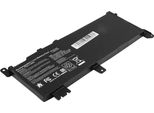 Avizar, Batteria Di Ricambio Li-Polymer 5000Mah 7,6V Per Asus F442UR Laptop, Nero
