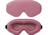 Inf Mascherina Per Occhi 3D: Poliestere E Memory Foam, Comfort Per Il Sonno Rosa
