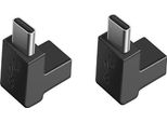 Inf Adattatore TYPE-C Femmina A TYPE-C Maschio Angolato A 90 Gradi, Set Da 2