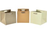 Sacchetto Di Carta Marrone Beige Crema 12 Cm Sacchetto Regalo Set Da 6, 6 Pezzi