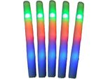 Inf Bastoncini Luminosi Led In Spugna Colorata, 10 Pezzi, 48Cm, Per Feste