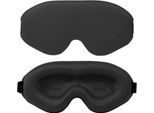 Inf Mascherina Per Occhi 3D: Poliestere E Memory Foam, Comfort Per Il Sonno Nero