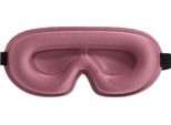 Inf Mascherina Per Dormire 3D, Poliestere E Memory Foam, Per Viaggi E Casa Rosa