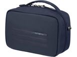 Kulturbeutel SAMSONITE STACKD Toilet Kit, 14 cm, Damen, Gr. B/H/T: 22cm x 14cm x 9cm, blau (navy), Polyester, Polyurethan, Taschen Kulturbeutel, Beauty-Bag Beautybox Schminketui Kosmetikbox
