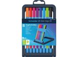 Schneider Biros Slider Edge Xb 152279 Sort 8Pcs