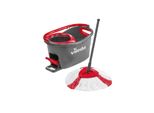 Vileda Mop Turbo 2In1 Microfibre Complete Set, Floor Mop (Black/Red, Incl. 750Ml Vileda Floor Cleaner)