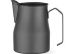 Lattiera Hendi Con Beccuccio A V, Nero Opaco, 0,7 Litri, Nero, ⌀84X(H)130Mm