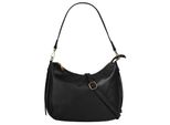 UmhäNgetasche Cluty, Damen, Gr. B/H/T: 31Cm X 24Cm X 7Cm Onesize, Schwarz, Leder, Leicht GläNzend, Unifarben, Taschen UmhäNgetasche, Echt Leder, Made In Italy