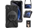 Estuff Austin - Cover Posteriore Per Tablet - Policarbonato, Silicone - Nero - Per Samsung Galaxy Tab A9+ (ES681861-BULK)