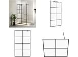 Vidaxl Schermo Doccia Per Cabina Doccia Con Vetro Trasparente Esg 115X195 Cm - Schermo Doccia - Schermi Doccia - Cabina Doccia - Docce Walk-In