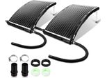 Riscaldatore Solare Jopassy Capacità Fino A 15 Litri Riscaldatore Solare Per Piscine Fuori Terra Collettore Solare Per Acqua Calda 2 Pezzi 110X69X14Cm