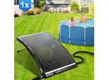 Jopassy Riscaldatore Solare Collettore Solare Per Acqua Calda Piscina Collettore Solare Capacità Fino A 15 Litri 1 Pezzo 110X69X14Cm