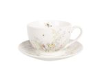 Tazza Clayre & Eef Con Piattino 250 Ml Porcellana Bianca