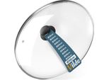 Coperchio In Vetro Vilde | Con Anello In Acciaio Inox - Ø 32 Cm - Vetro Resistente Al Calore 200°C - Coperchio Universale - Foro Per Il Vapore - Lavabile In Lavastoviglie