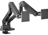 Act Braccio Per Ufficio A Doppio Monitor Premium Con Molla A Gas (AC8342)