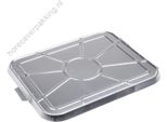 Coperchi In Alluminio Per 1/2/3 Scomparti 100 Pezzi - Set Di 100 Pezzi.
