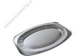 Vaschette In Alluminio Ovali Da 45 Cm 100 Pezzi. - Set Di 100 Pezzi.