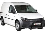 Barra Di Protezione Paraurti Anteriore Per Vw Caddy 2015-2020 ø63Mm Acciaio Nero Protezione