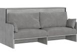 Itamoby - Letto Singolo A Scomparsa Kando Con Divano Cemento, Grigio
