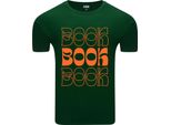 T-Shirt Da Uomo Con Stampa Per Amanti Della Letteratura Libro Verde Scuro Taglia S