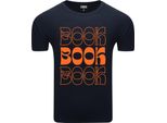 T-Shirt Da Uomo Con Stampa Per Amanti Della Letteratura Libro Blu Scuro Taglia S