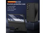 Custodia Per Samsung Galaxy Z Fold 7 Custodia Rigida Per Pc Con Protezione Della Cerniera E Protezione Dello Schermo Integrata, Supporto Nero