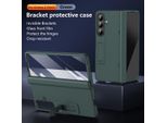 Custodia Per Samsung Galaxy Z Fold 7 Custodia Rigida Per Pc Con Protezione Della Cerniera E Protezione Dello Schermo Integrata, Supporto Verde