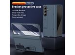 Custodia Per Samsung Galaxy Z Fold 7 Custodia Rigida Per Pc Con Protezione Della Cerniera E Protezione Dello Schermo Integrata, Stand Grey